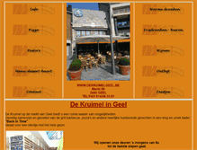 Tablet Screenshot of dekruimelgeel.be
